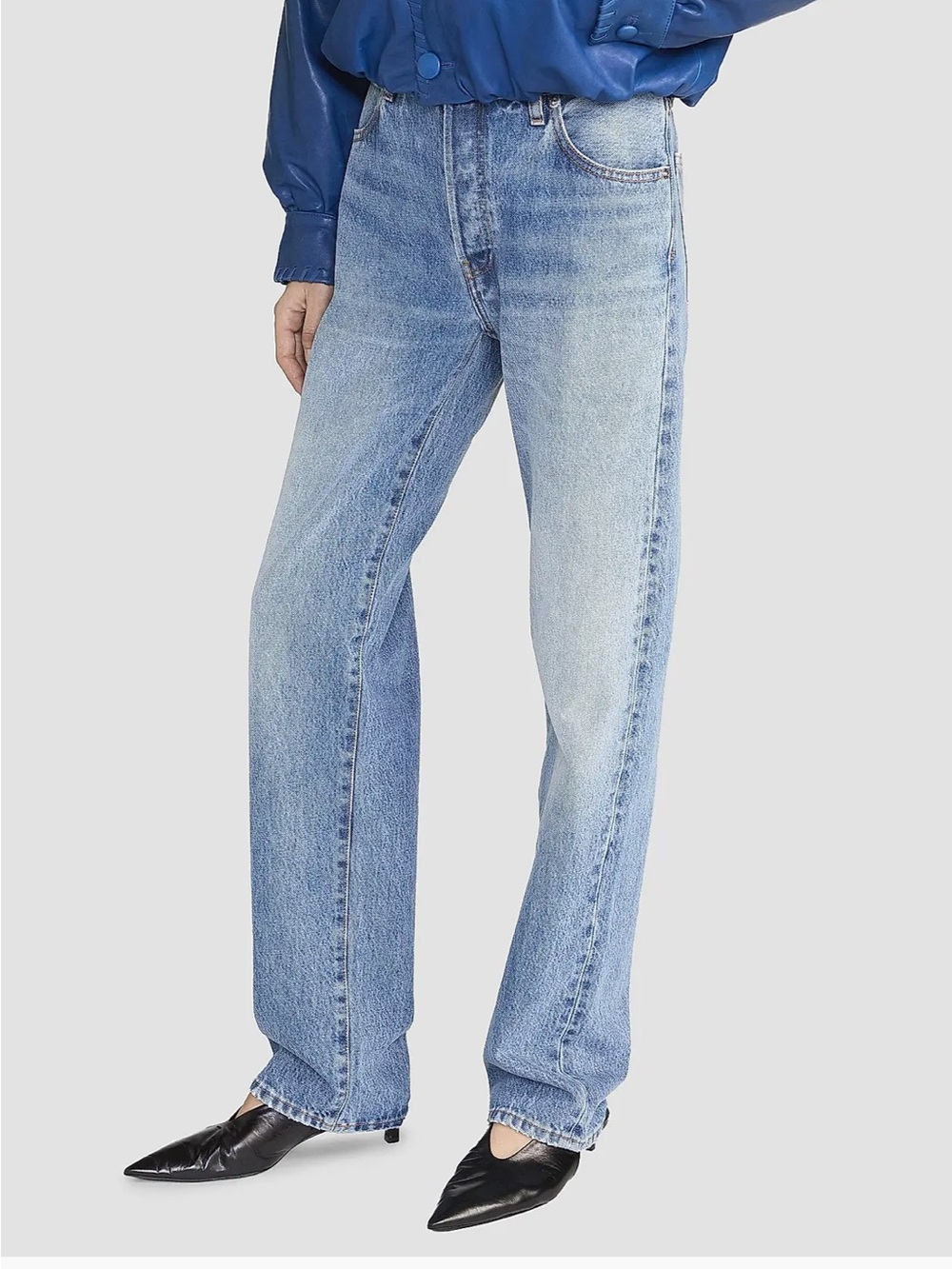 FRAME The Essential Rapture Straight-Leg Jeans - Picture 13 of 14